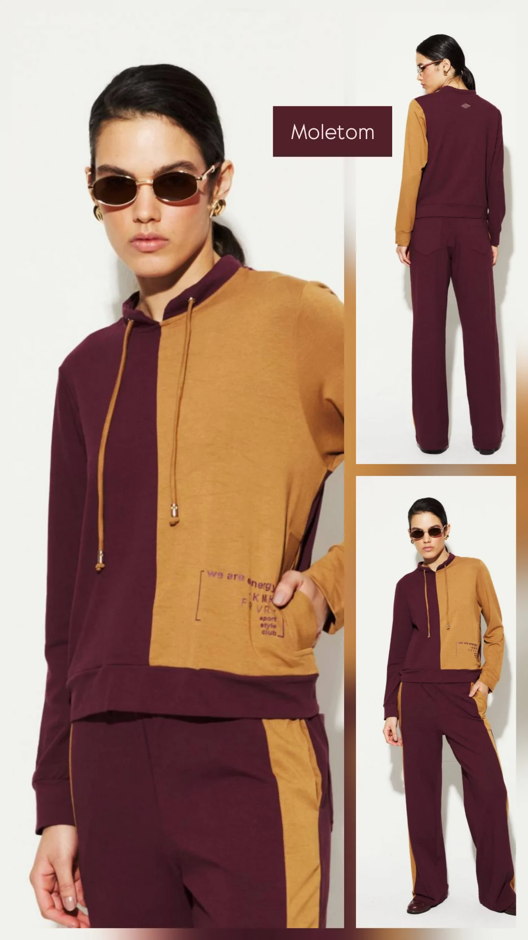 Conjunto bicolor moletim Premium 