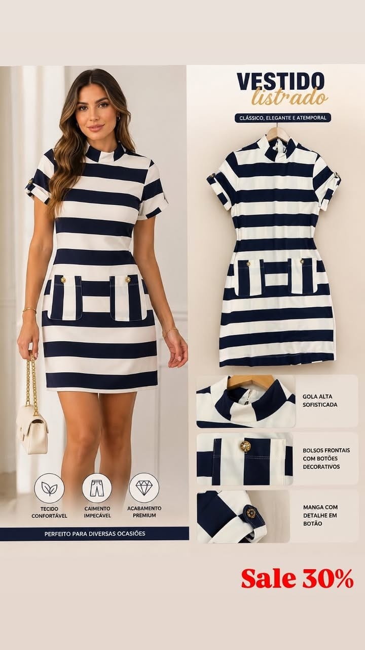 Vestido m/c 