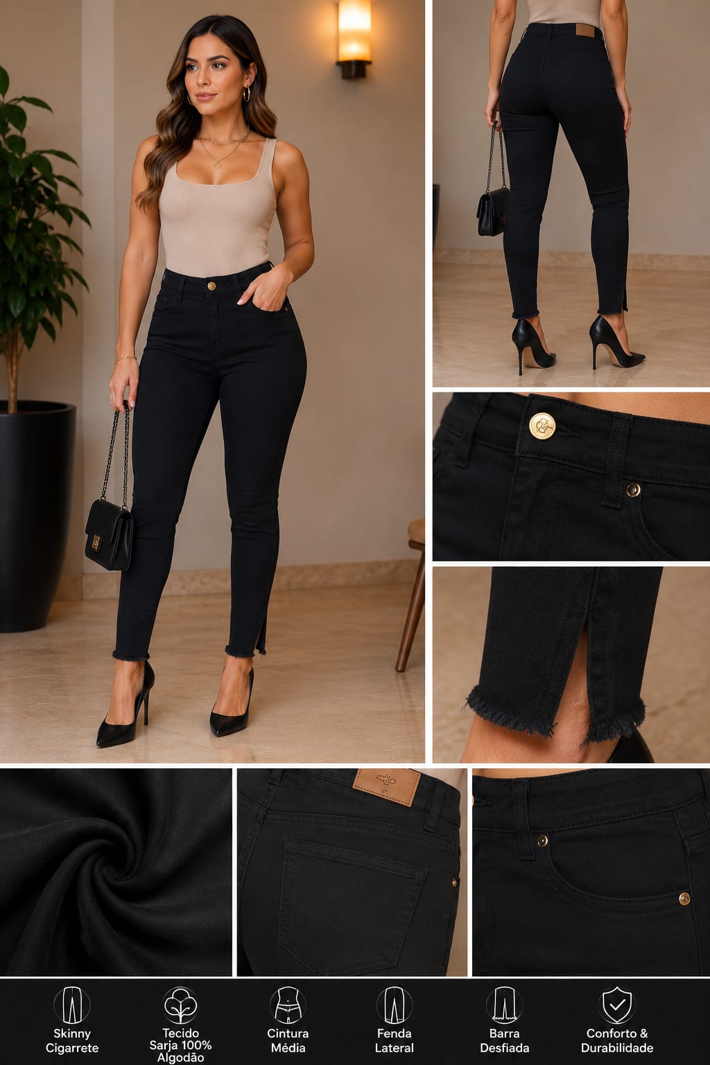 CALÇA SARJA  607