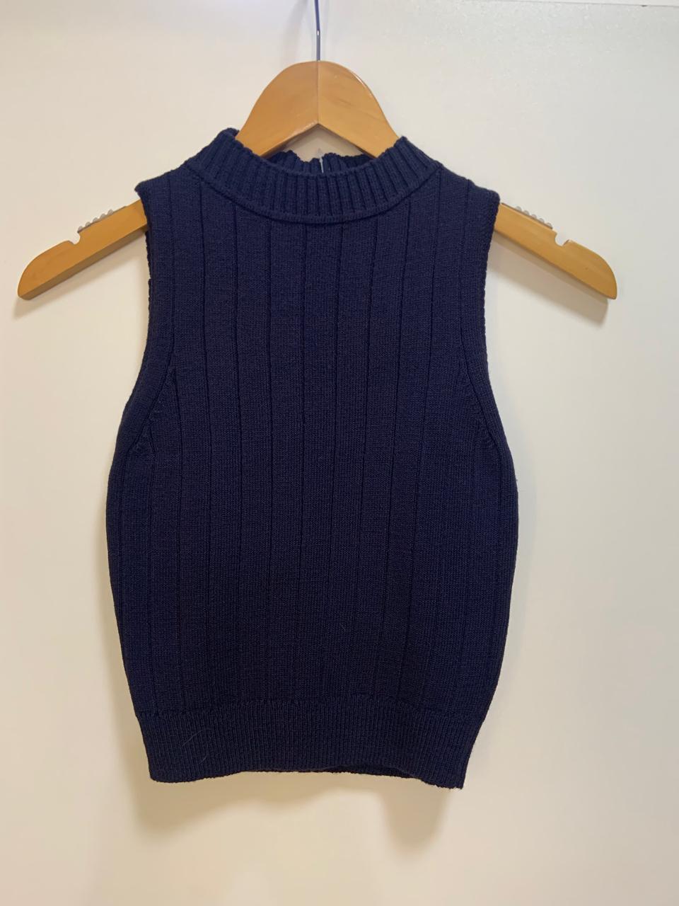 BLUSA MUSSE CANELADA